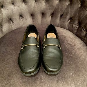 Black loafers